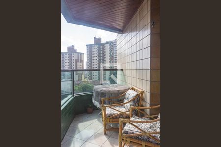 Varanda da sala de apartamento para alugar com 1 quarto, 72m² em Vila Tupi, Praia Grande