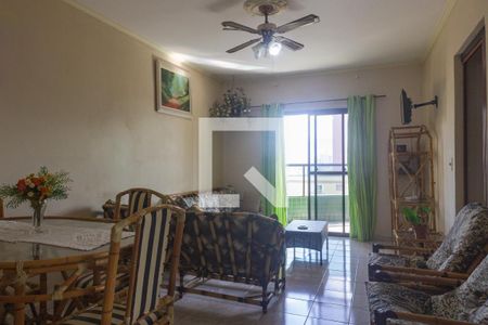 Sala de apartamento para alugar com 1 quarto, 72m² em Vila Tupi, Praia Grande