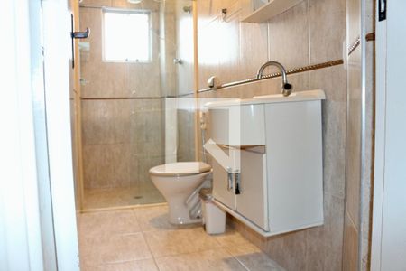 Banheiro Social de apartamento para alugar com 2 quartos, 70m² em Vila Julia, Guarujá