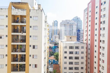 Vista da Varanda de kitnet/studio à venda com 1 quarto, 57m² em Bela Vista, São Paulo