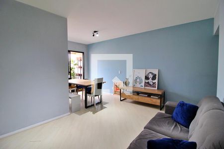 Sala de apartamento para alugar com 3 quartos, 80m² em Vila Apiai, Santo André