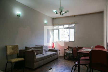 Sala de apartamento para alugar com 2 quartos, 75m² em José Menino, Santos