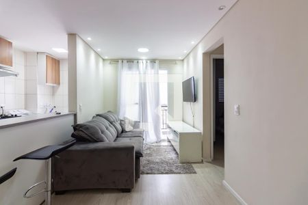 Sala  de apartamento à venda com 2 quartos, 49m² em São Pedro, Osasco