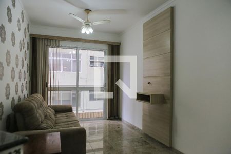 Sala de apartamento para alugar com 1 quarto, 88m² em Gonzaga, Santos