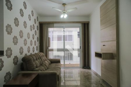 Sala de apartamento para alugar com 1 quarto, 88m² em Gonzaga, Santos