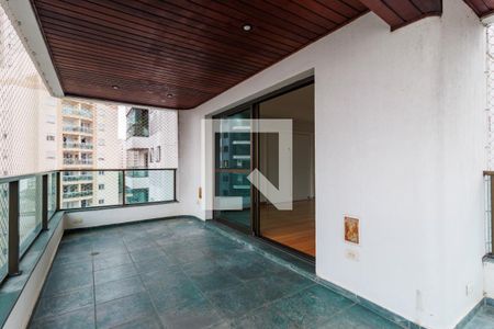Varanda da Sala de apartamento para alugar com 4 quartos, 240m² em Vila Suzana, São Paulo