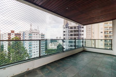 Varanda da Sala de apartamento para alugar com 4 quartos, 240m² em Vila Suzana, São Paulo