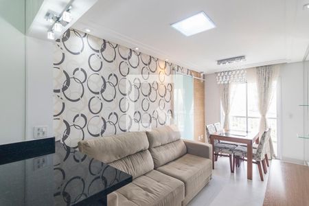 Sala de apartamento para alugar com 2 quartos, 55m² em Vila Príncipe de Gales, Santo André