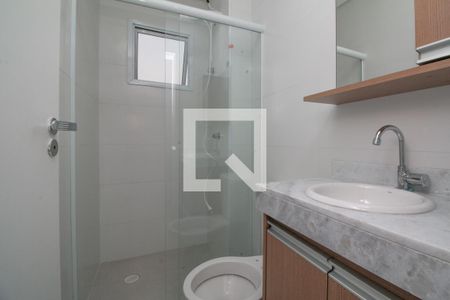 Banheiro de kitnet/studio para alugar com 1 quarto, 29m² em Mooca, São Paulo