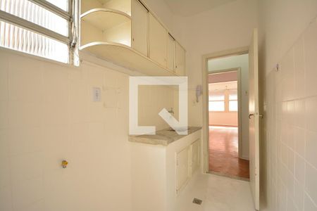 Cozinha de apartamento à venda com 1 quarto, 41m² em Glória, Rio de Janeiro