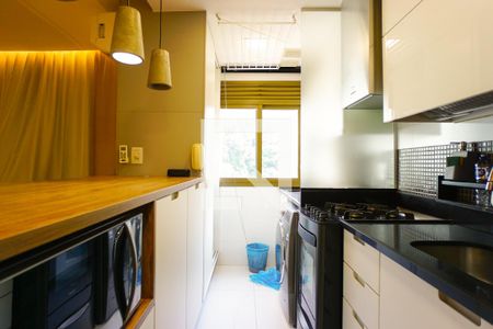 Sala/Cozinha de apartamento para alugar com 1 quarto, 88m² em São Conrado, Rio de Janeiro