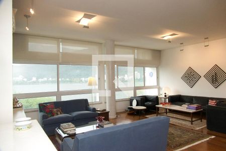 Sala de apartamento à venda com 4 quartos, 210m² em Lagoa, Rio de Janeiro