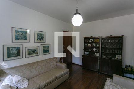 Sala de apartamento à venda com 3 quartos, 119m² em Santo Antônio, Belo Horizonte