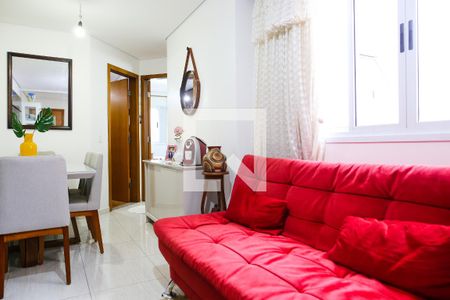 Sala de apartamento à venda com 2 quartos, 100m² em Vila Valparaiso, Santo André