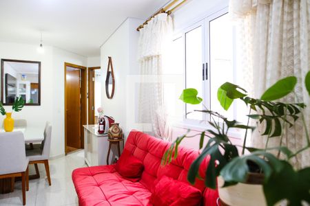 Sala de apartamento à venda com 2 quartos, 100m² em Vila Valparaiso, Santo André