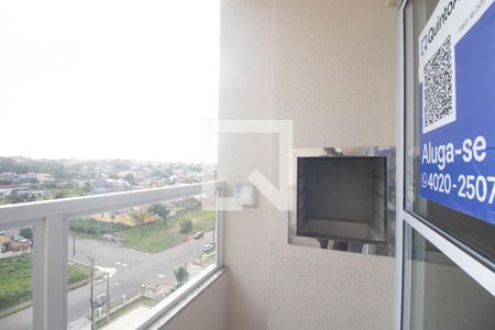 Varanda da Sala de apartamento à venda com 2 quartos, 48m² em Parque Santa Fé, Porto Alegre