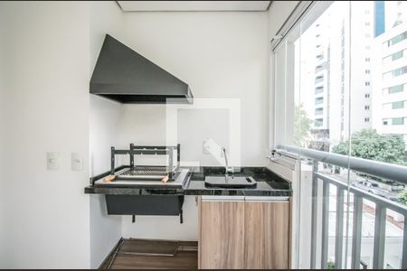 Varanda da Sala  de apartamento para alugar com 2 quartos, 65m² em Vila Santa Catarina, São Paulo