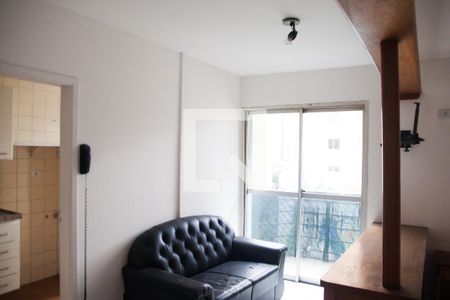 Sala de apartamento para alugar com 1 quarto, 33m² em Bela Vista, São Paulo