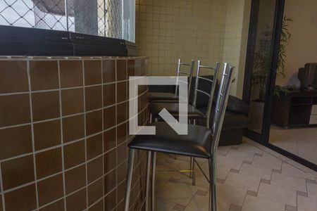 Detalhe da varanda da sala de apartamento para alugar com 3 quartos, 100m² em Guilhermina, Praia Grande