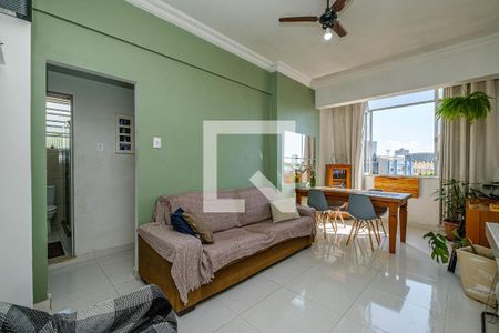 Sala de apartamento à venda com 1 quarto, 55m² em Praça da Bandeira, Rio de Janeiro