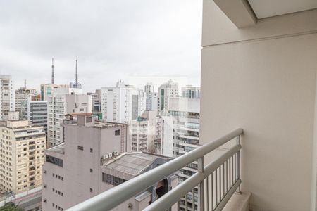 Varanda da Sala de apartamento para alugar com 2 quartos, 45m² em Consolação, São Paulo