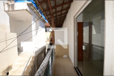 Varanda da Sala de apartamento para alugar com 2 quartos, 45m² em Jardim Sulacap, Rio de Janeiro