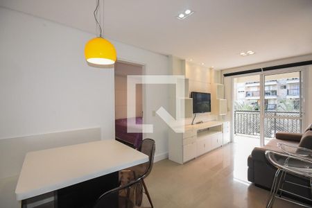 Sala de apartamento para alugar com 1 quarto, 54m² em Jardim Leonor, São Paulo