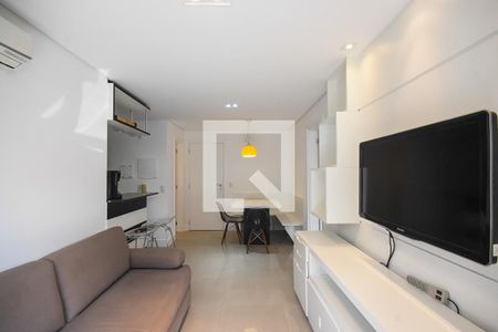 Sala de apartamento para alugar com 1 quarto, 54m² em Jardim Leonor, São Paulo