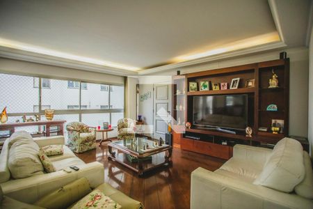 Sala de Estar de apartamento à venda com 4 quartos, 160m² em Vila Monte Alegre, São Paulo