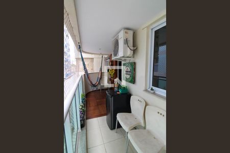 Varanda da Sala de apartamento à venda com 2 quartos, 78m² em Grajau, Rio de Janeiro