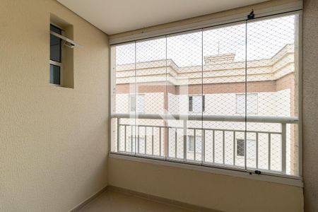 Varanda da Sala de apartamento à venda com 2 quartos, 56m² em Vila Caraguatá, São Paulo