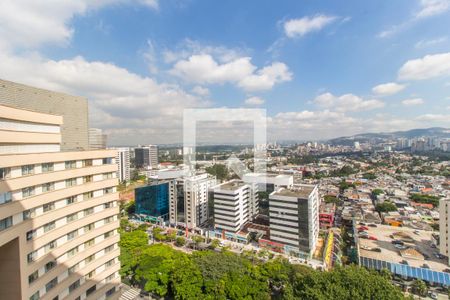 Vista da Sala de kitnet/studio para alugar com 1 quarto, 36m² em Alphaville Industrial, Barueri