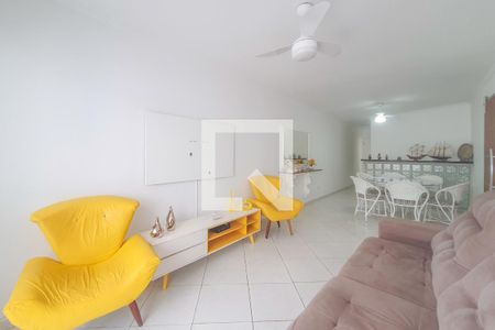 Sala 1 de apartamento para alugar com 4 quartos, 106m² em Vila Júlia, Guarujá