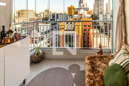 Varanda de apartamento à venda com 2 quartos, 51m² em Liberdade, São Paulo