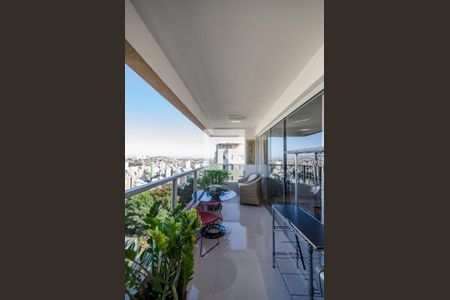 Varanda da Sala de apartamento à venda com 4 quartos, 149m² em Buritis, Belo Horizonte