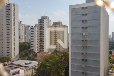 Vista da Sala de apartamento para alugar com 1 quarto, 52m² em Campo Belo, São Paulo