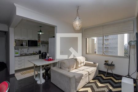 Sala de apartamento para alugar com 1 quarto, 52m² em Campo Belo, São Paulo