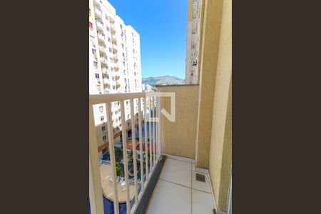Varanda da Sala de apartamento para alugar com 2 quartos, 55m² em Todos Os Santos, Rio de Janeiro