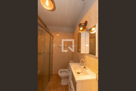 Banheiro da Suíte  de casa de condomínio à venda com 1 quarto, 45m² em Colinas do Ermitage (sousas), Campinas