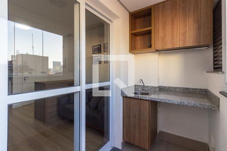 Varanda de apartamento para alugar com 1 quarto, 28m² em Bela Vista, São Paulo