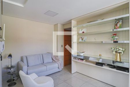 Sala  de apartamento à venda com 2 quartos, 60m² em Lourdes, Belo Horizonte