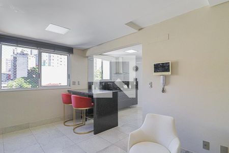 Sala  de apartamento à venda com 2 quartos, 60m² em Lourdes, Belo Horizonte