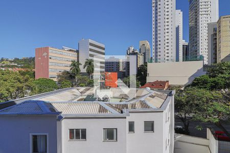 Vista da Sala  de apartamento à venda com 2 quartos, 60m² em Lourdes, Belo Horizonte