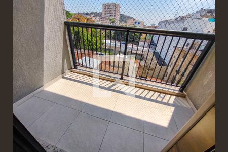 Varanda da Sala de apartamento para alugar com 2 quartos, 66m² em Maracanã, Rio de Janeiro