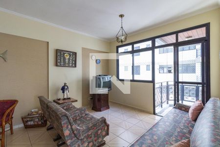 Sala de estar de apartamento para alugar com 3 quartos, 95m² em Tupi, Praia Grande