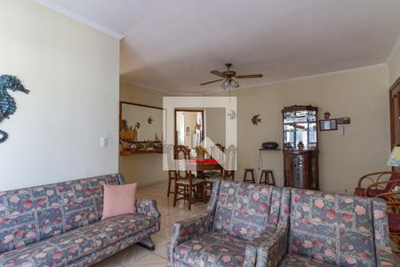 Sala de apartamento para alugar com 3 quartos, 95m² em Tupi, Praia Grande