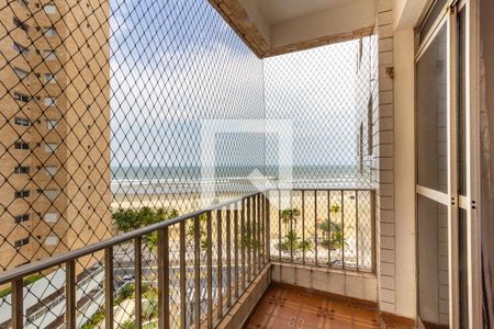 Varanda de apartamento para alugar com 1 quarto, 60m² em Guilhermina, Praia Grande