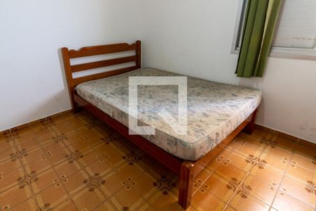 Detalhe do quarto de apartamento para alugar com 1 quarto, 60m² em Guilhermina, Praia Grande