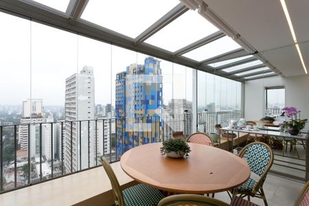 Sala de apartamento à venda com 1 quarto, 80m² em Cerqueira César, São Paulo