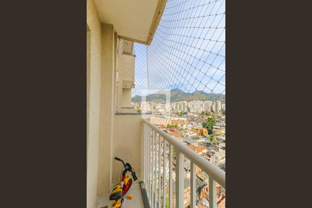 Varanda da Sala de apartamento à venda com 2 quartos, 49m² em Todos Os Santos, Rio de Janeiro